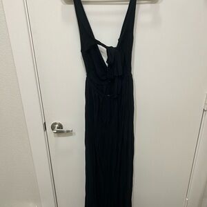 ASOS Black Maxi Dress with Knot Detail